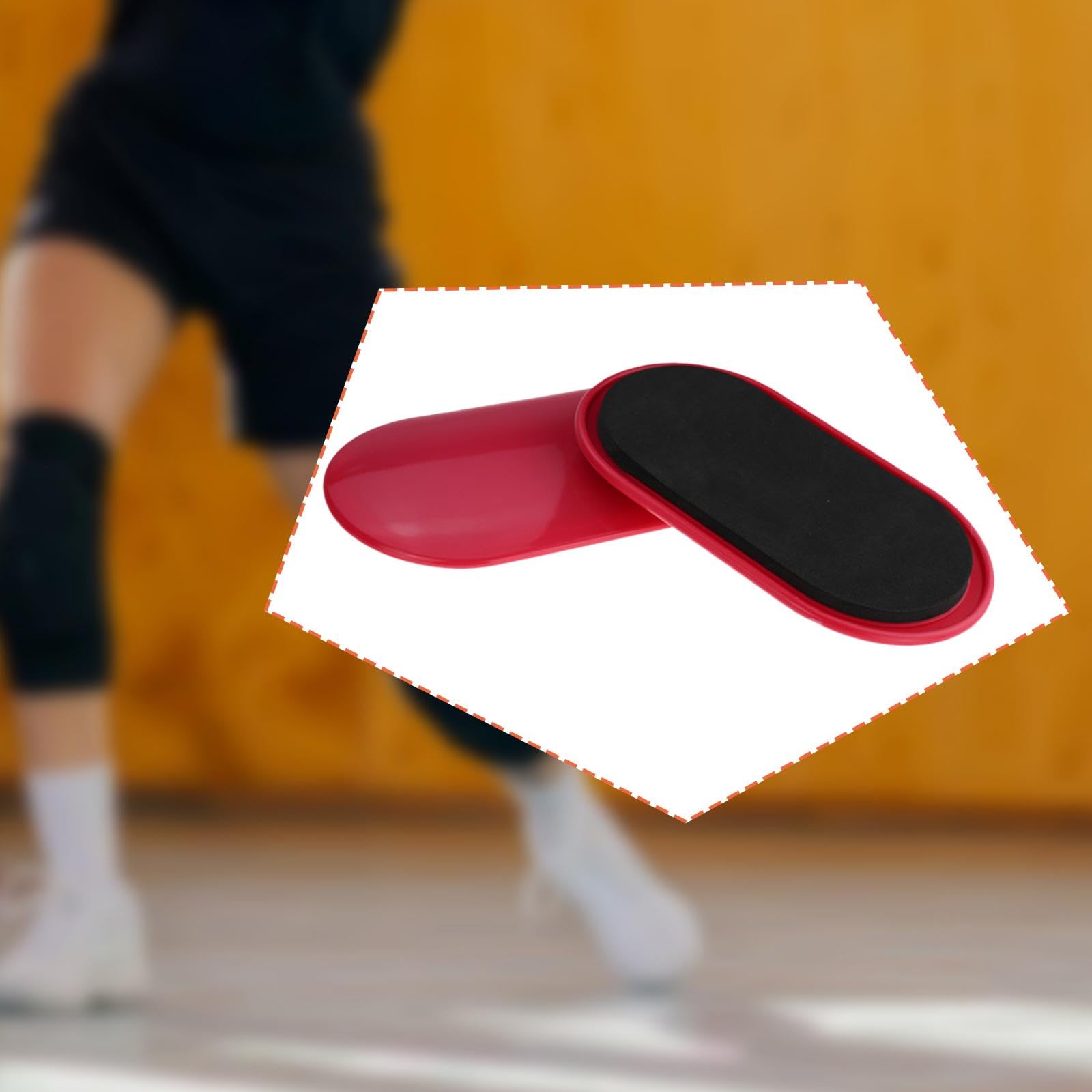 Milageto 2 Stück Core Sliders Gleit Discs Trainingsscheiben Bauchmuskel Pads mit PP Eva Material für Männer Frauen Fitnessstudio Pilates