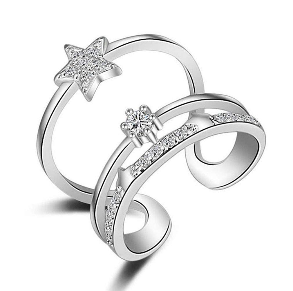 Target World Silver Filled Ring, Swarovski Crystal, Silver, Diamond, Jewelry, Women's, Fashion, SILVER925, One Size Fits All