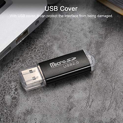 KKmoon Leitor de cartão TF USB 2.0 mini portátil