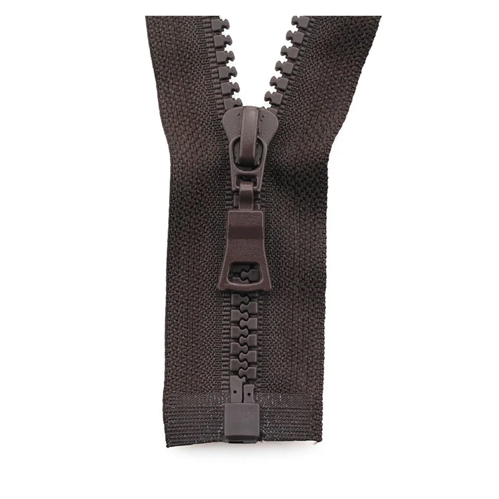 ZOLULA Zip 5# Resin Zipper 5pcs Open End Zip For Jacket Black Sleeping Bag Tent Accessories Zipper DIY Garment Sewing Zips 55/60/70/80/90cm Bag Clothes (Color : Coffee, Size : 90cm)