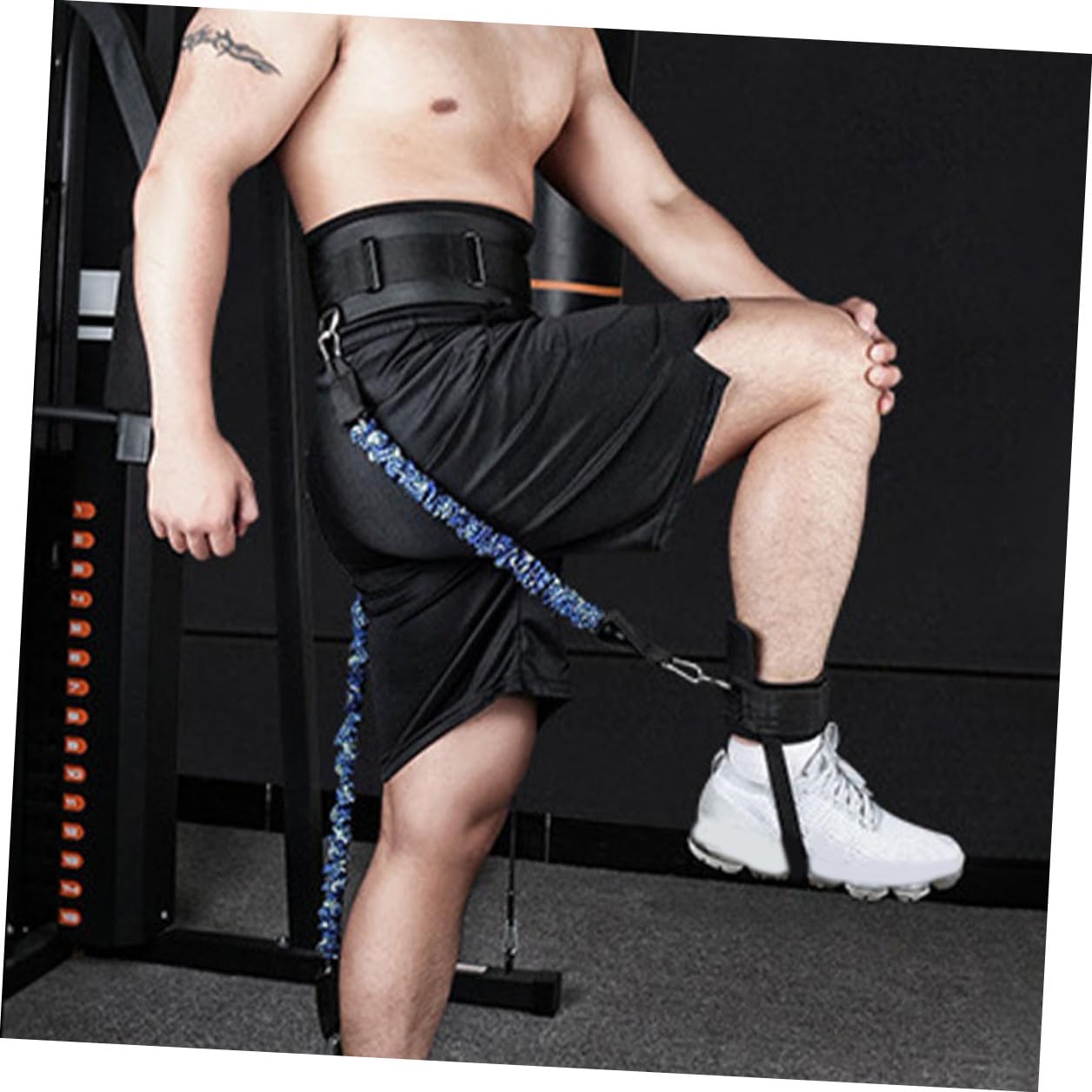 iplusmile Banda de Resistencia para Piernas Bandas de Cintura Reutilizables Kit para Entrenamiento Casa Equipo de Fitness para Fortalecer Las Piernas Correas para Tobillos