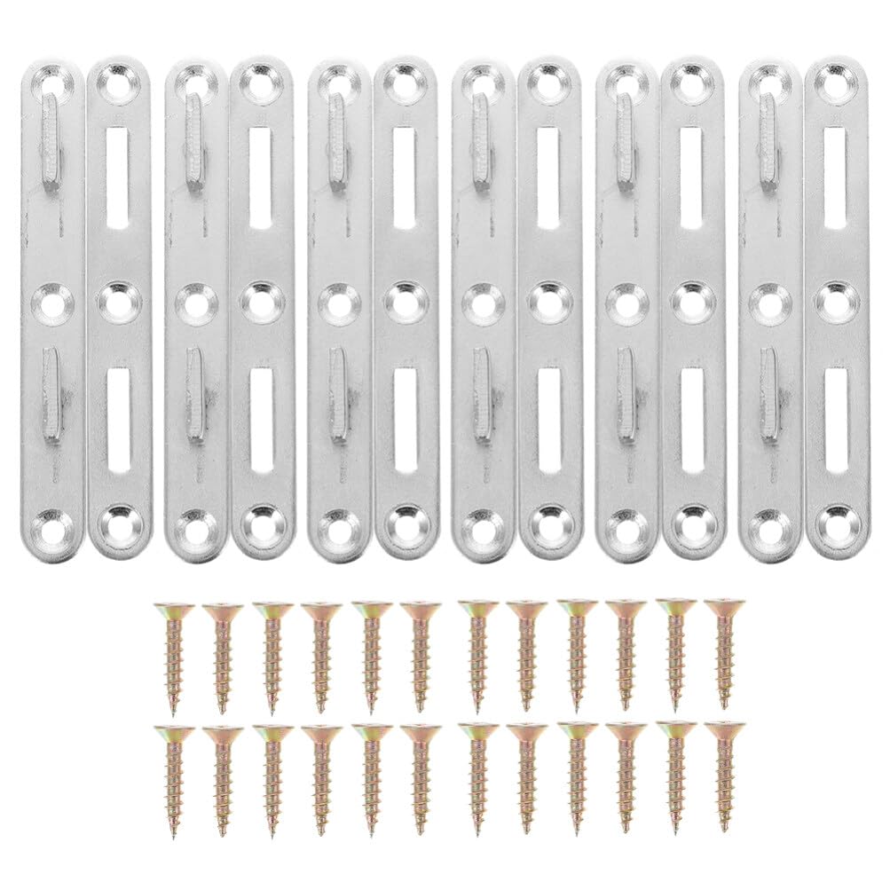 Raccords de connexion pour rail de lit Ciieeo en zinc de 5 pouces robuste