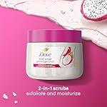 Dove Body Scrub Dragon Fruit & Coconut Cream For Silky Smooth Skin Body Scrub Exfoliates and Provides Lasting Nourishment 15 oz - Image 3