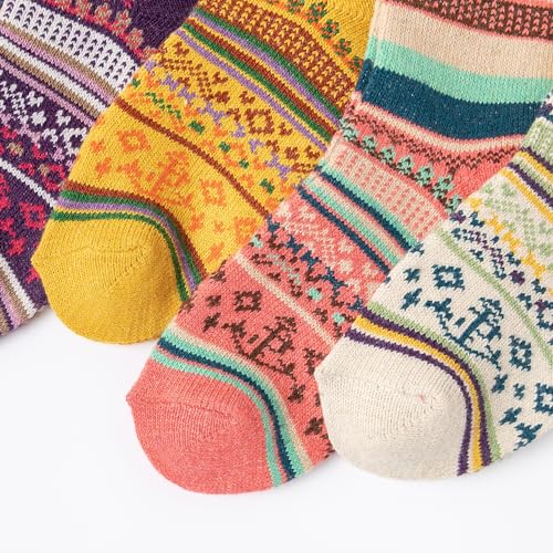 GLCMXMART Wool Socks for Women, Warm Thermal Thick Winter Cold Weather Socks, Gift for Her4