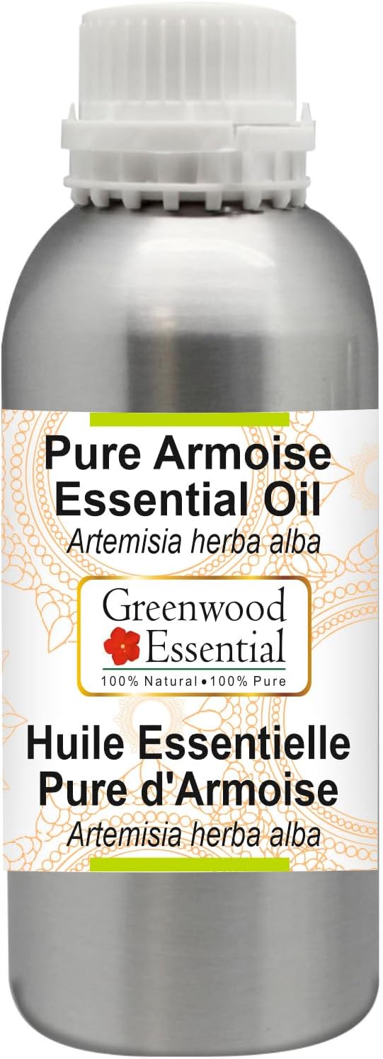 Greenwood Essential Pure Armoise Essential Oil (Artemisia herba alba) Steam Distilled 630ml (21 oz)