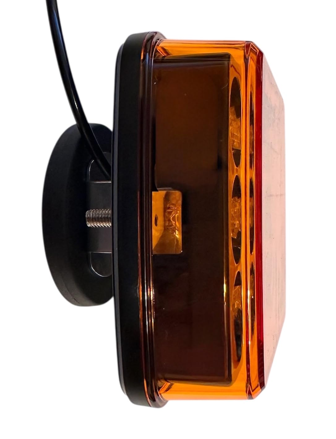 Gyrophare LED magnétique 12V 24V orange homologué ECE R65 pour voiture camion dépanneuse