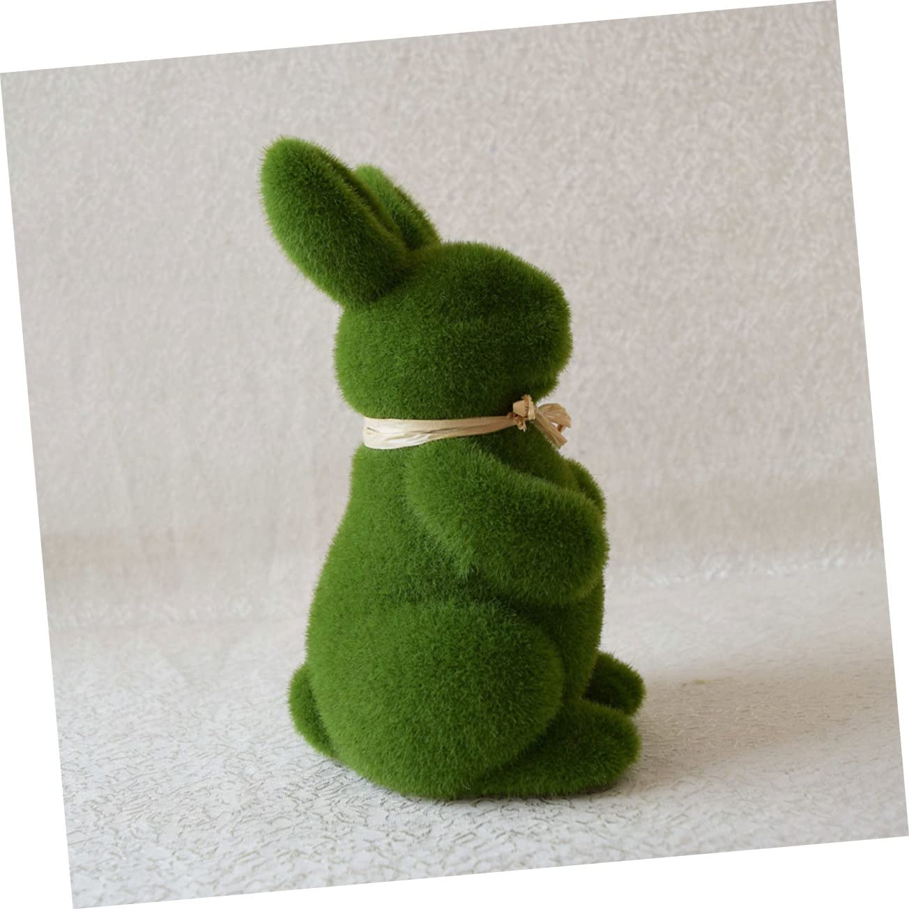 Amosfun 3stücke Künstlicher Moos Hase Dekoration Für Ostern Bunny Ornament Für Kinderzimmer Und Büro Grün