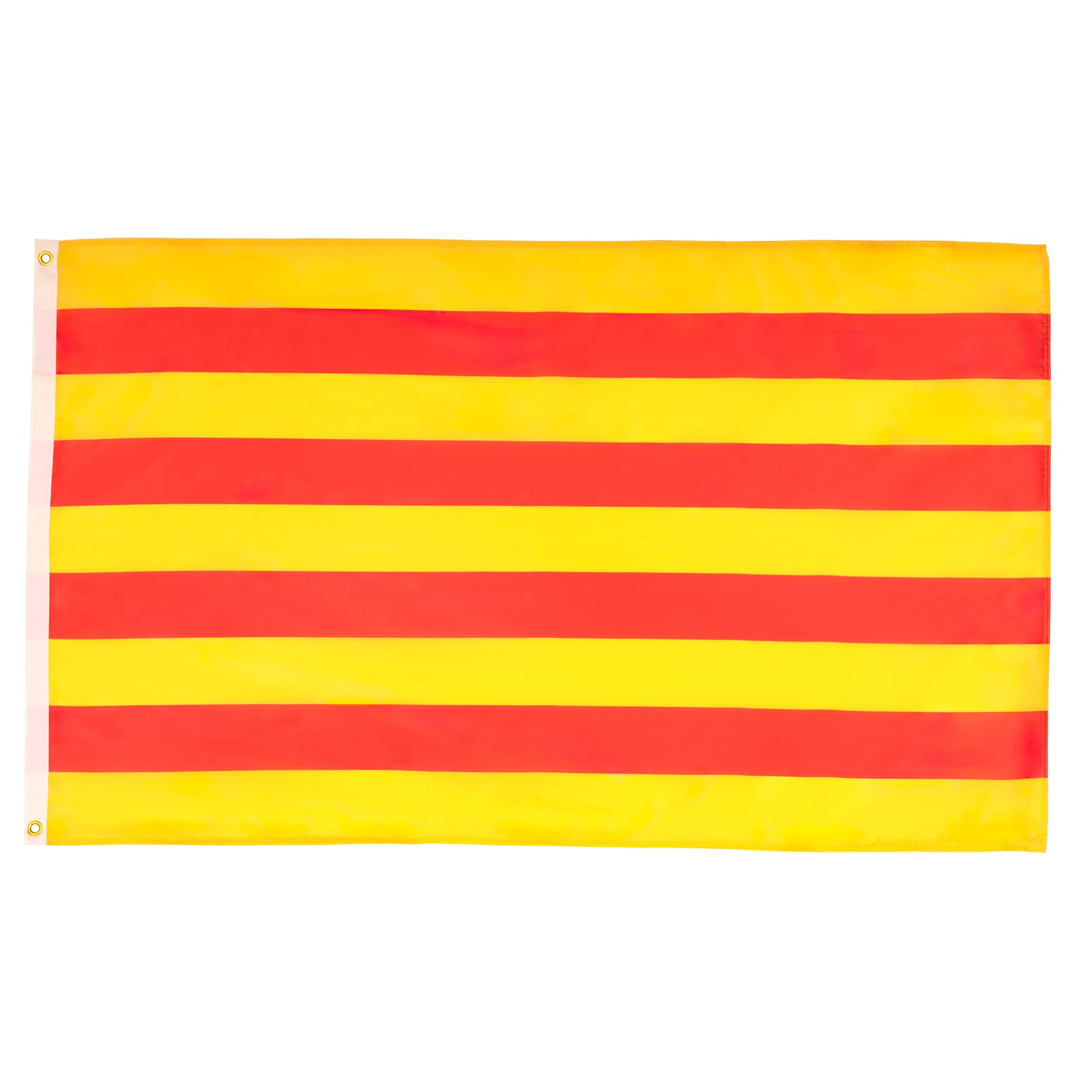 AZ FLAG - Set of 2 Catalonia Flags – 90 x 60 cm – Catalan Flag 100% Polyester with Integrated Metal Eyelets — image 1