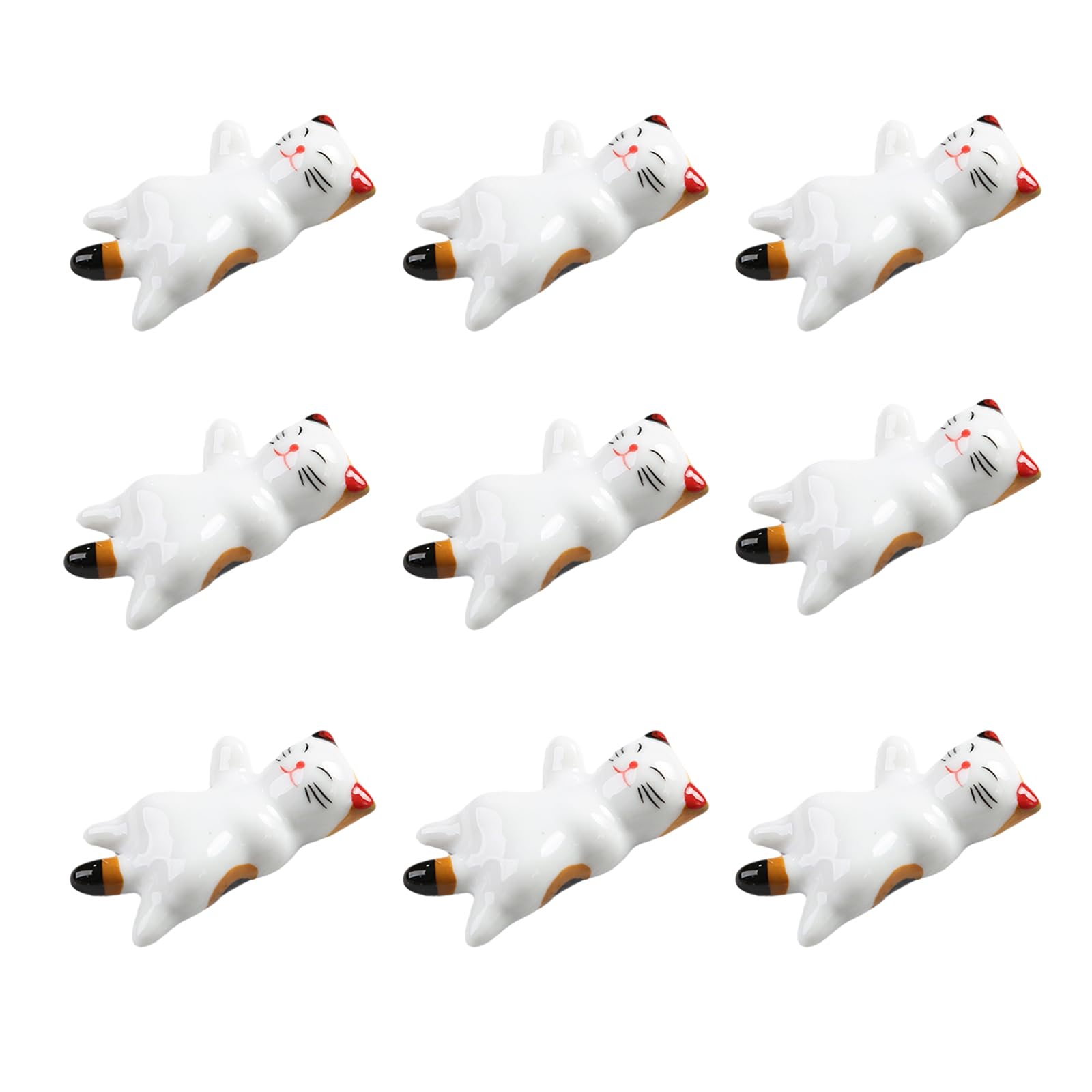 MRKU Chopstick Rest Chopsticks Holders Restaurant Ceramic Hand Painted,Multifunctional,For Forks,Spoons,Home Kitchen