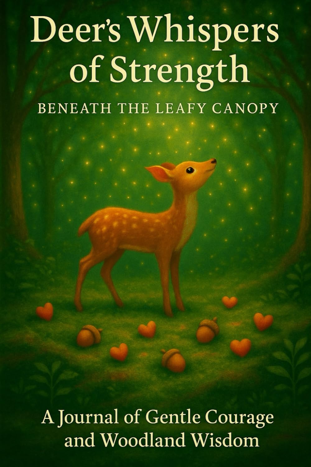 Deer's Whispers of Strength - Beneath the leafy canopy: A guided journal of gentle courage and woodland wisdom