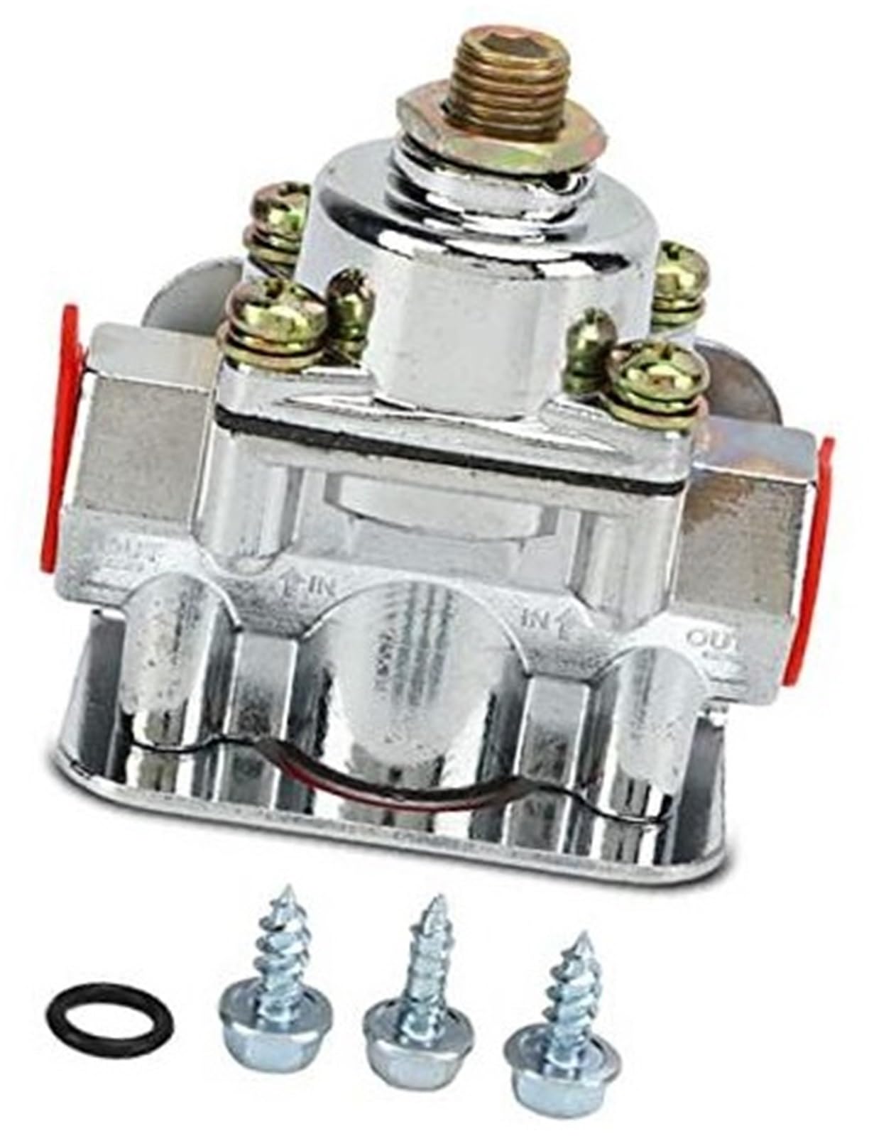 Regolatore pressione carburante, regolatore pressione carburante carburatore da 4‑1/2 a 9 Psi Porta NPT da 3/8 pollici in lega di zinco 12‑803, for Holley Regolatore di pressione del carburant