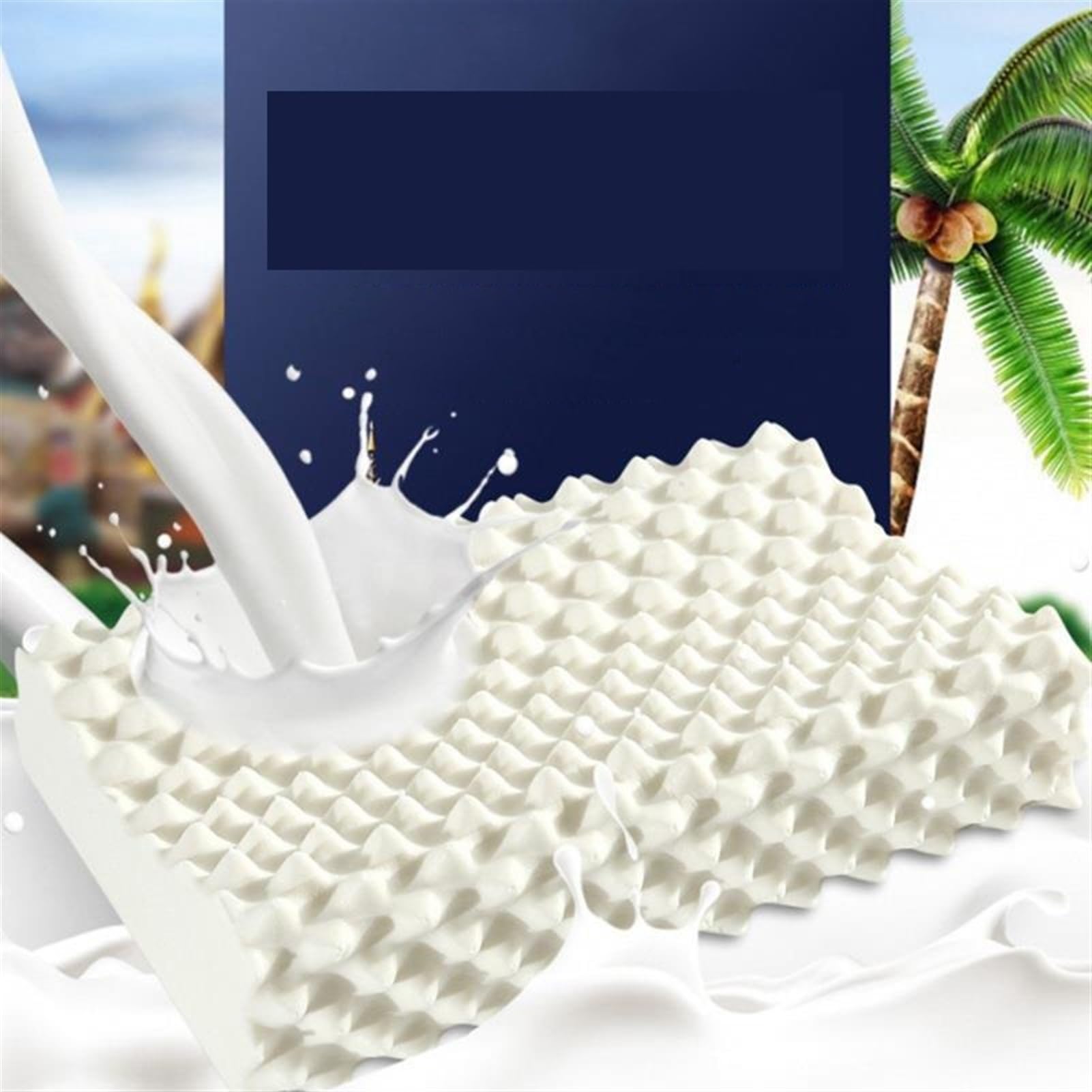 Lphfdcs Style-3 Latex Pillow Latex Pillow Latex Neck Memory Pillows Adult Cervical Spine Massage Pillow Core Home Hotel Pillow Pillow Memory Foam(,40X60cm)