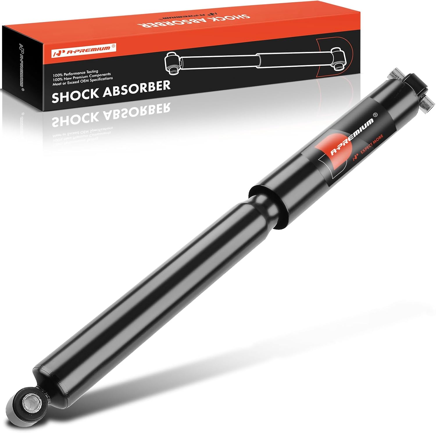 A-Premium Rear Shock Absorber Compatible with Kenworth C500 T2000 T600A T660 T680 T700 T800 T880 W900 W990, Peterbilt 365 367 378 379 382 384 385 386 387 388 389 567 579 587