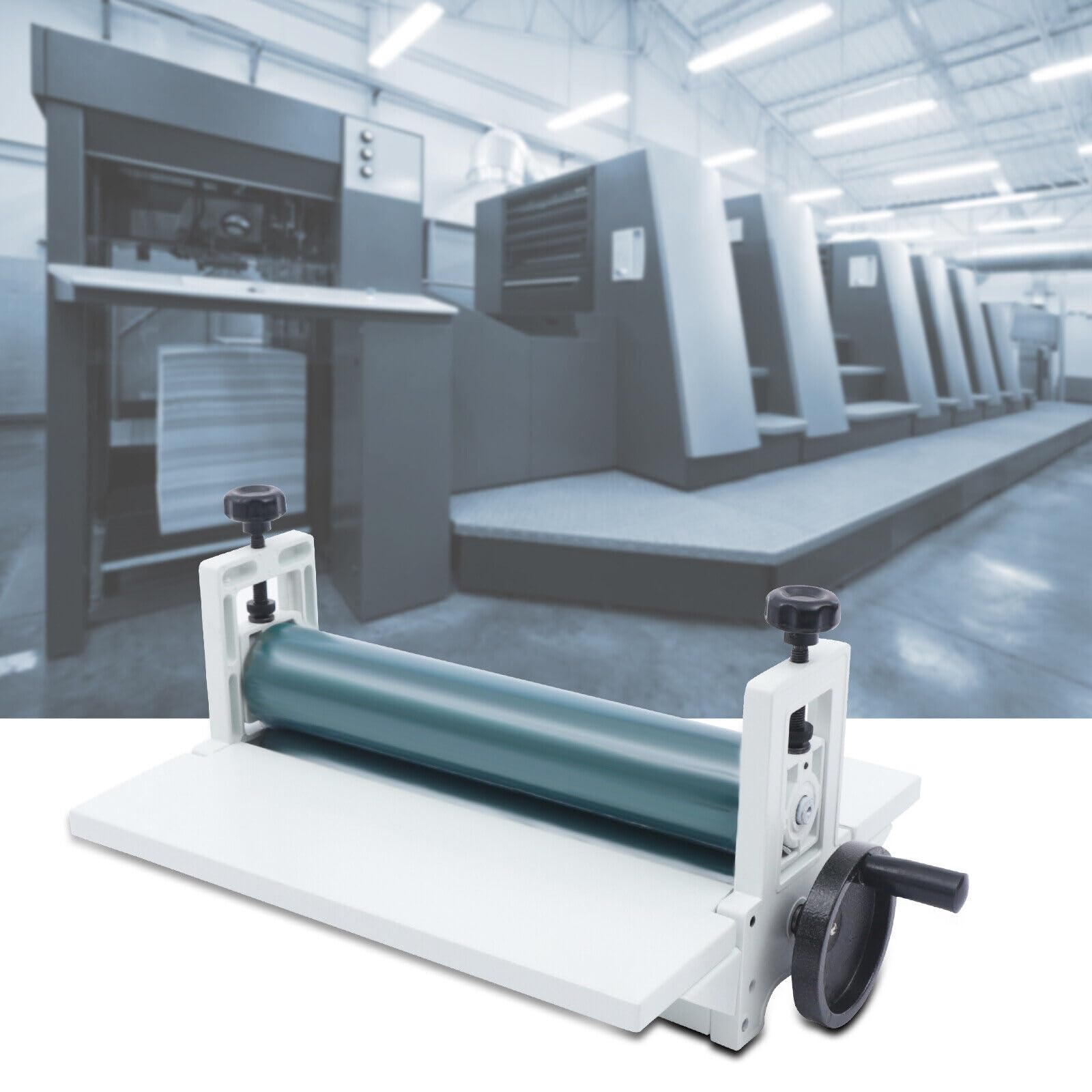Kaltlaminiergerät, 14 Zoll 350 mm Manuell Rollenlaminator Kalte Roll Laminiermaschine Laminiergerät Manuelle Kaltlaminator Laminiermaschine für Foto Werbe Malen Buchcovern