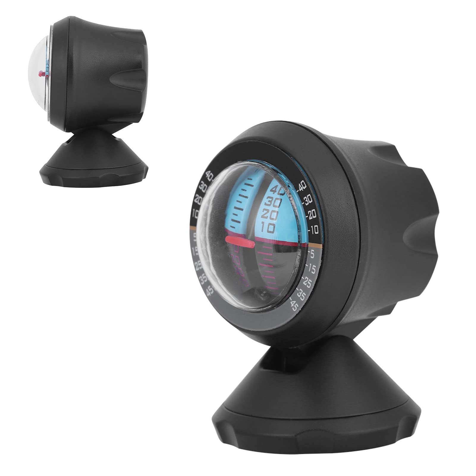 FTVOGUE Inclinomètre de Voiture Noir Indicateur de Niveau Mesure d'Inclinaison d'Angle pour Véhicule
