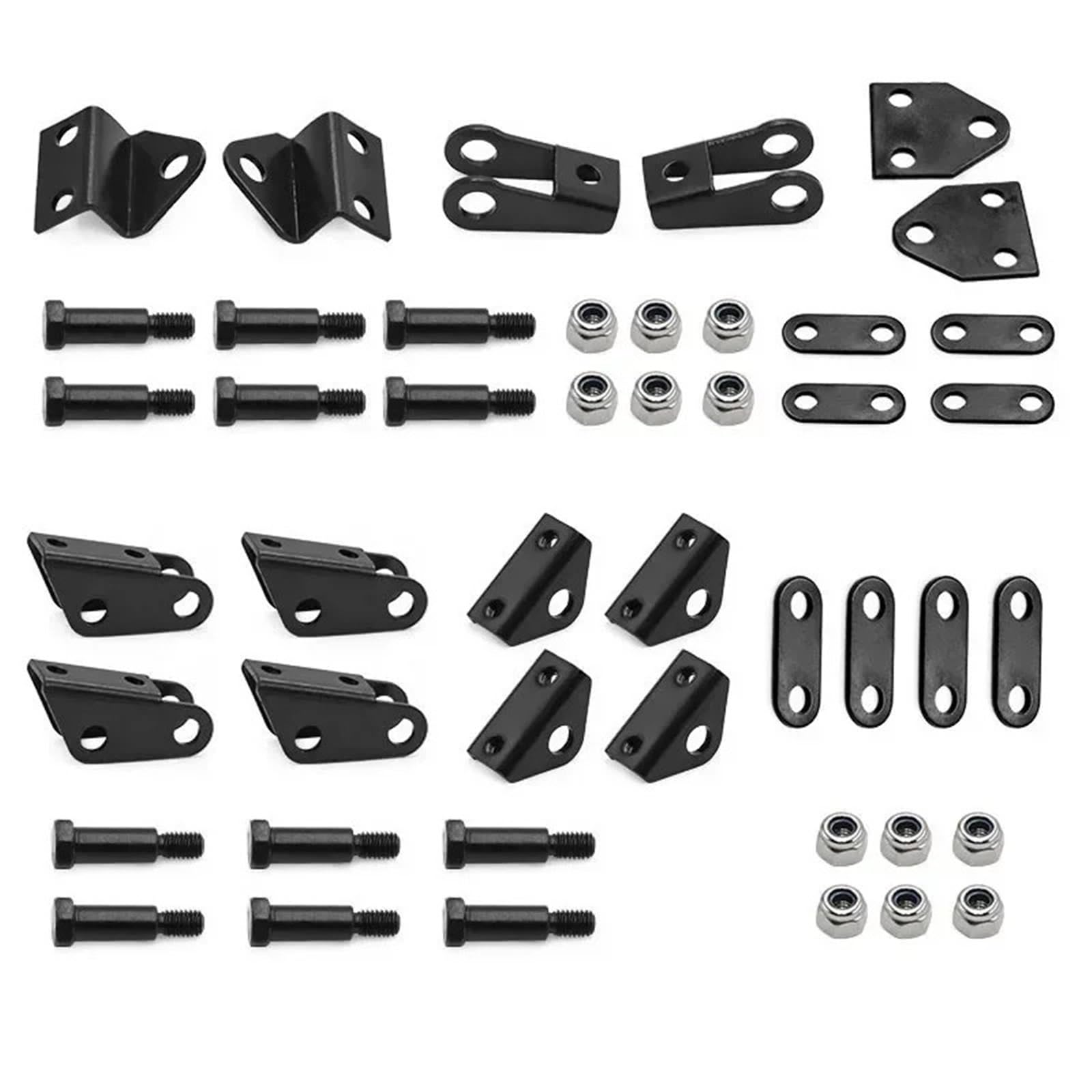 para Tamiya 1/14 Suspensión Trasera Delantera Acero Hoja Juego Orejetas Elevación Resorte RC Tractor Remolque Camión Modelo Piezas Mejora Coche RC Modelos Piezas