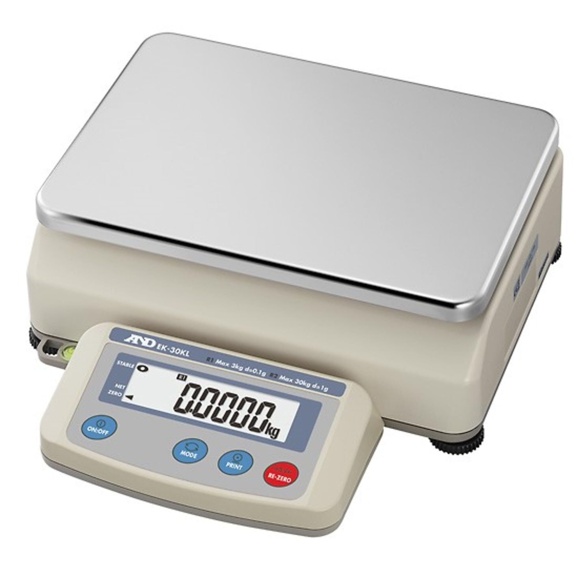 A&D Balanza de banco compacta EK-L, 15 kg x 0,1 g