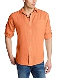 Margaritaville Men's Long-Sleeve Linen Shirt