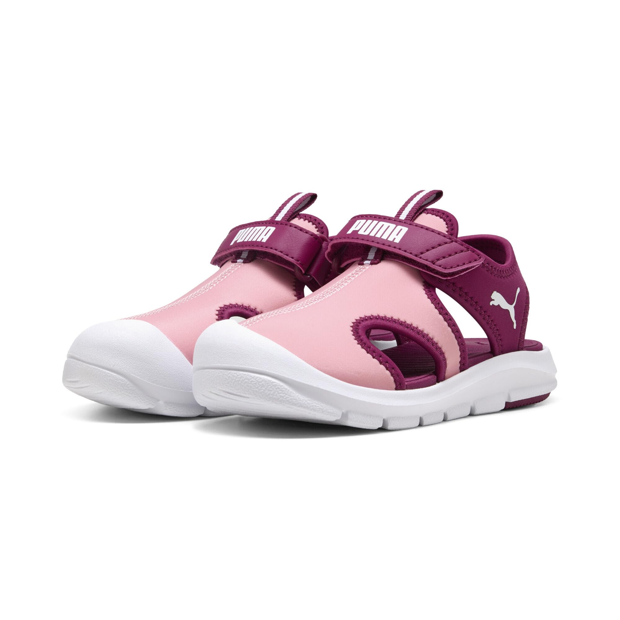 PUMA Fun Racer Sandal V PS, Slide, PINKSCAPE-Berry White, 22 EU
