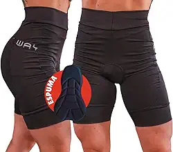 Bermuda de Ciclismo Feminina Com Forro em Espuma Short Alta Densidade