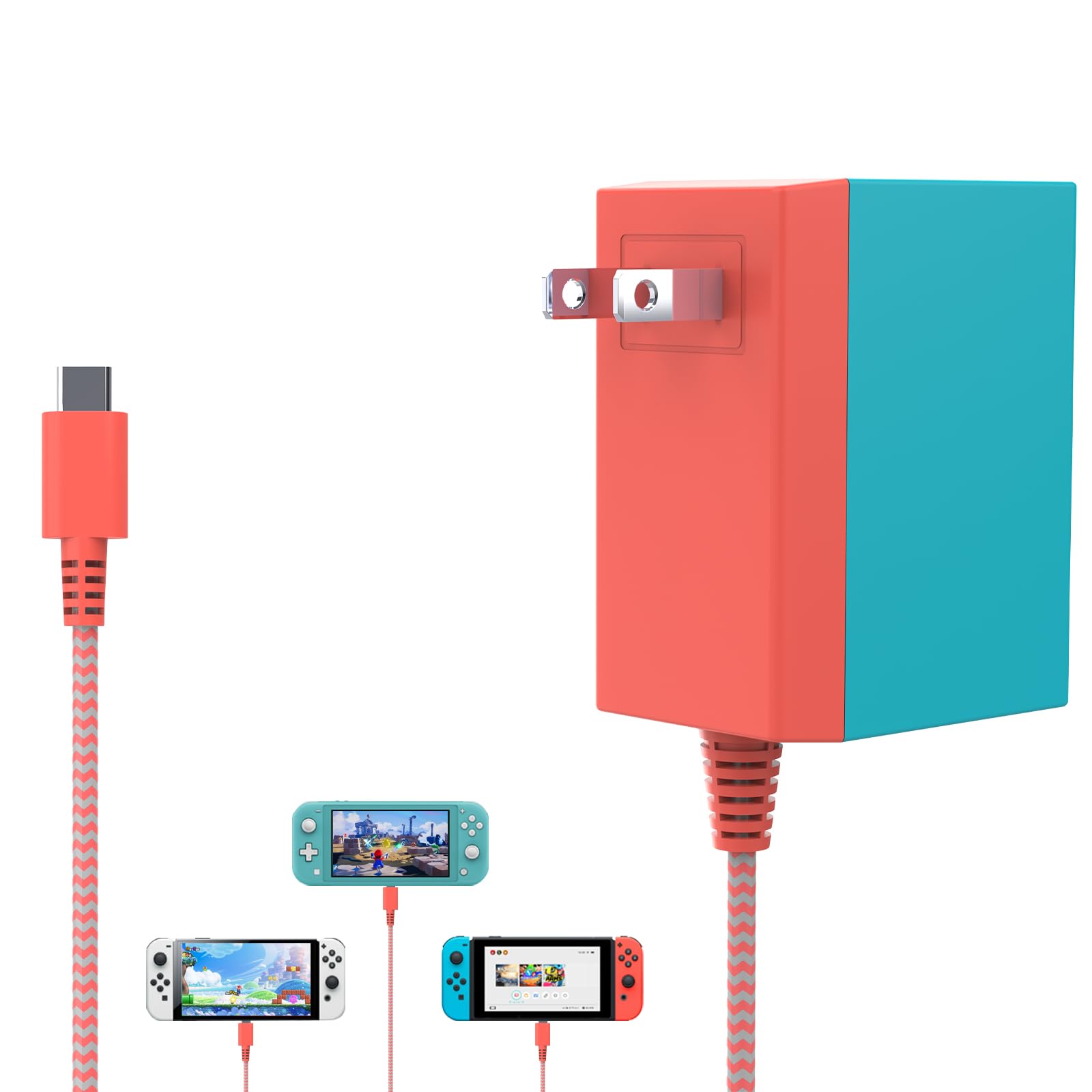 Amazon.com: Switch Charger Compatible with Nintendo, AC Adapter