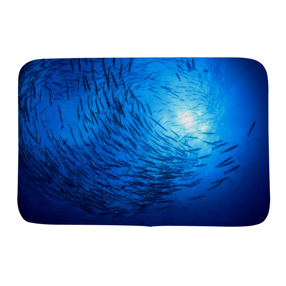Tapis de bain mer et plongée pour décoration de salle de bain