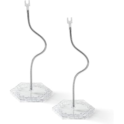 eZAKKA Action Figure Stand, Figure Display Stand Figure Holder Compatible with Gundam HG RG 1/144 Scale Figure Model, 2 Pack