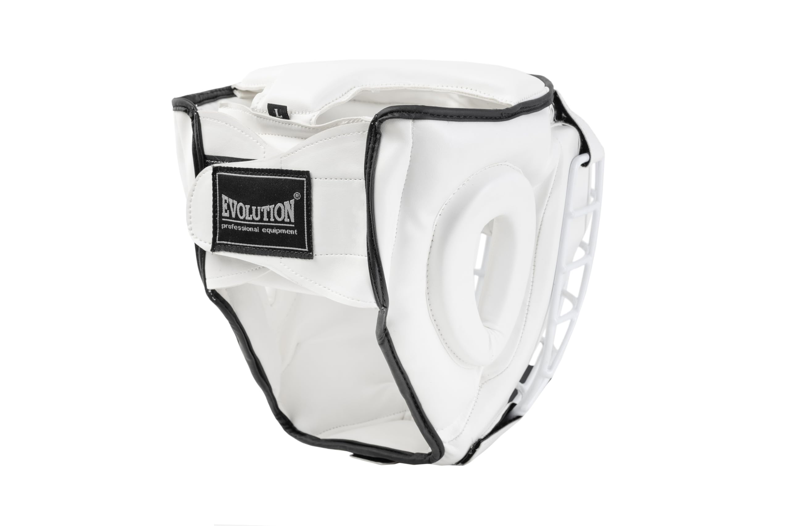 Boxhelm mit Gitter Evolution L, weiß