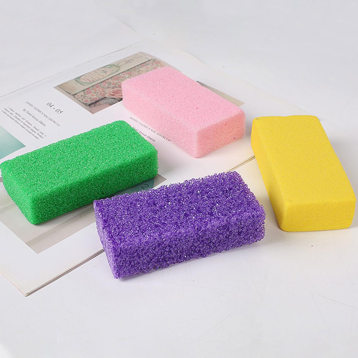 Healeved 18piezas Piedra Pómez Para Pies Removedor De Piel Muerta Exfoliante Para Pedicura Casa