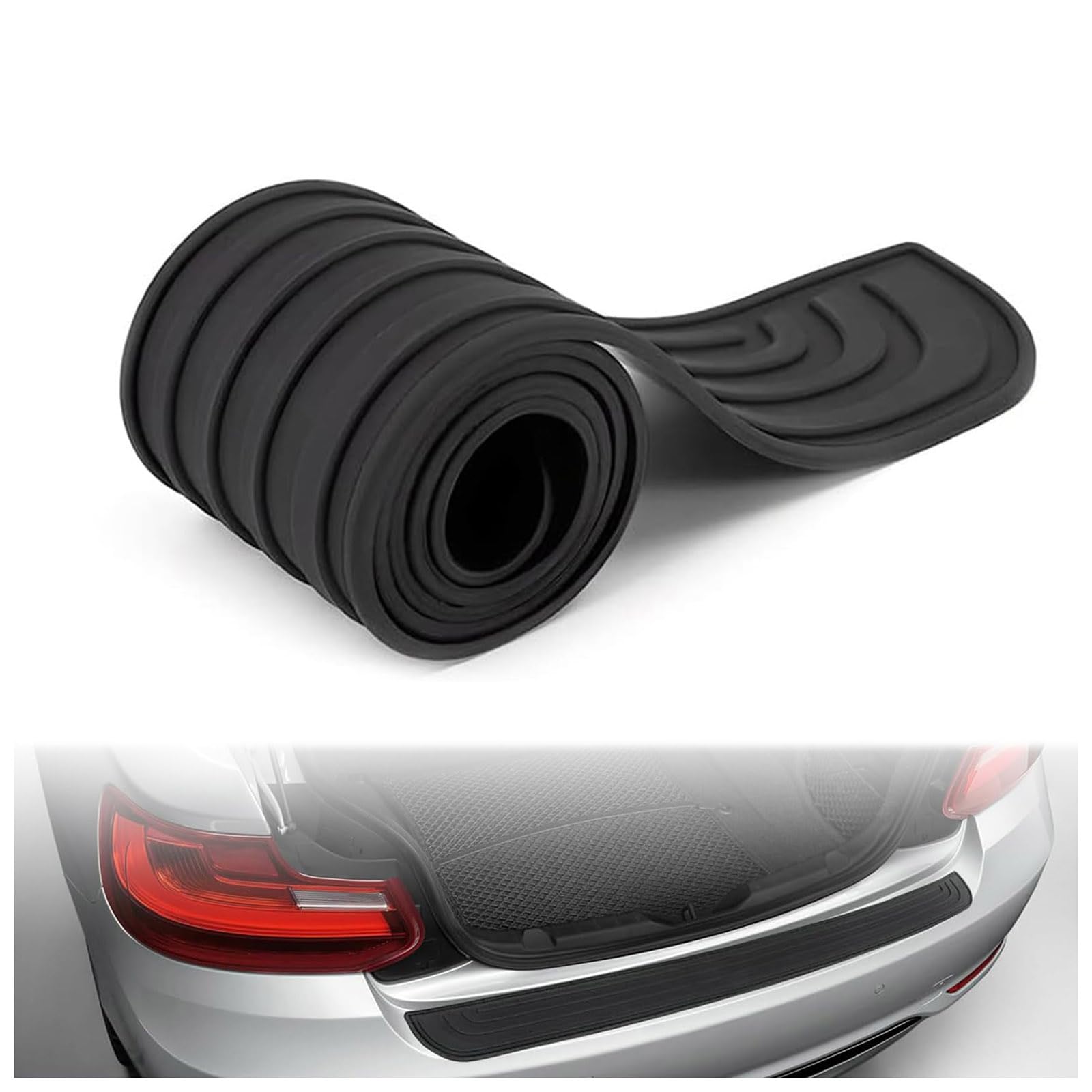 majesort Rear Bumper Protector for Opel Astra H 2004-2010