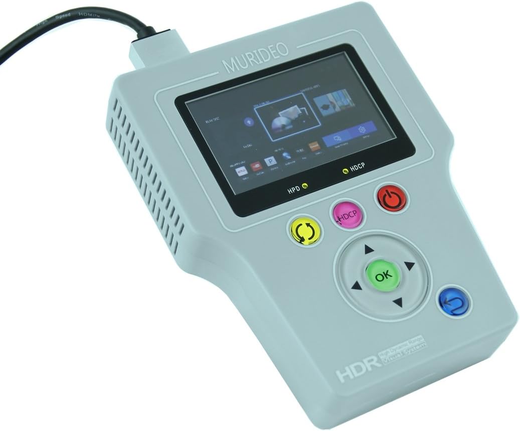 Murideo M-ANA-SIX-A Fresco SIX-A-Analyzer,Compact 18GBPS HDMI Analyzer for UHD & HDR