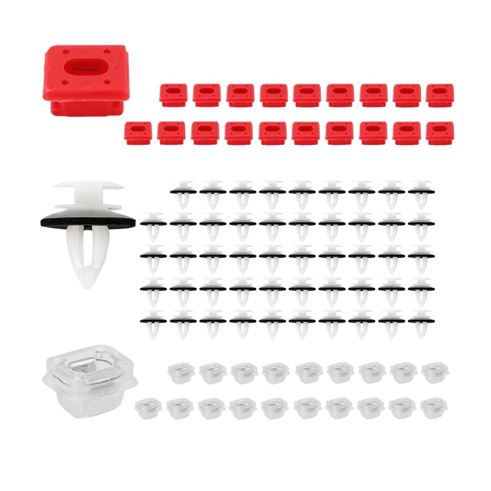 KXFVYNE Car Interior Trim Moulding Panel Retainer Clips Bumper Fastener Rivet/Compatible Series 3 E46 E90 E91 E92 E93 X5 E53(One Set)