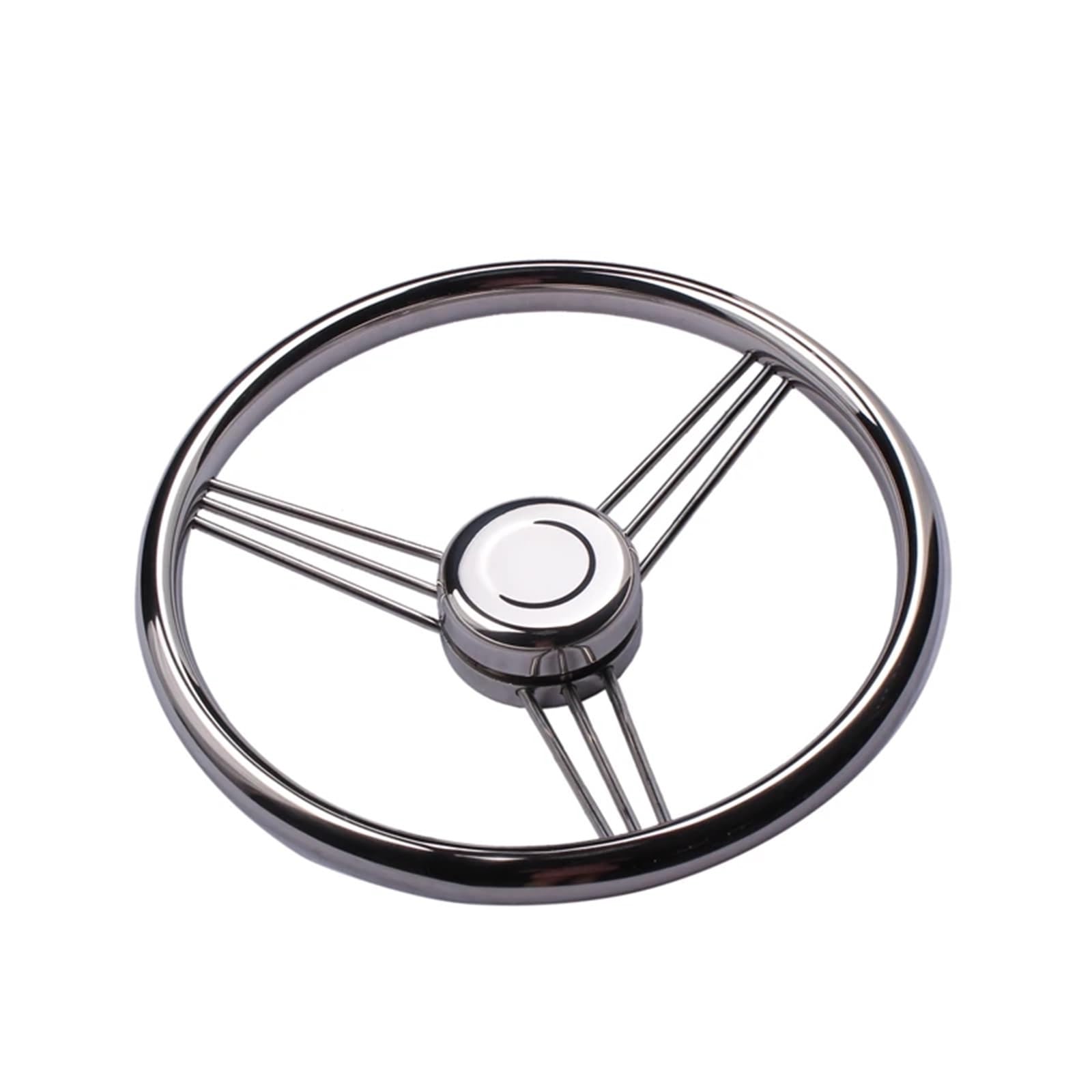 Steuerrad für Schiffe Ankunft Boot Zubehör Lenkrad Edelstahl 9 Speichen Rändelung 13-1/2'' for Marine Yacht für Boote