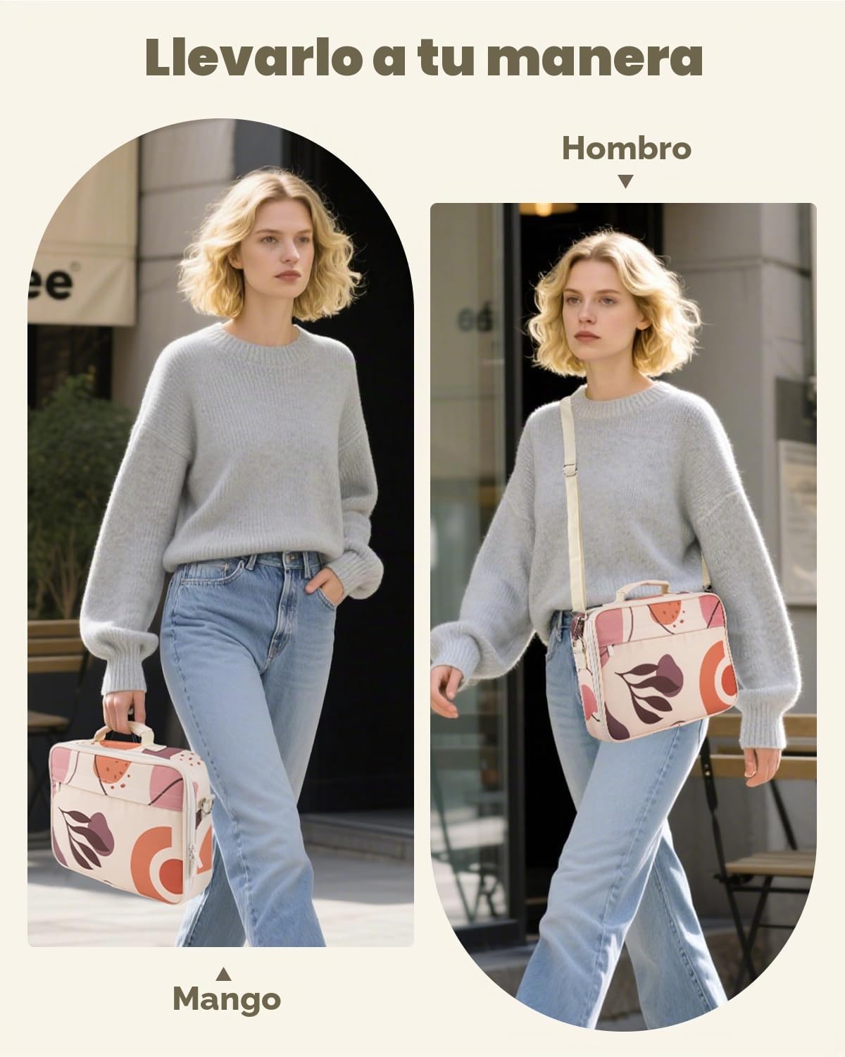 WEMATE Funda para Biblia de gran capacidad, bolsa impermeable para suministros de estudio con asa de doble capa y correa para el hombro, bolsa para mujeres, niñas, adolescentes y cristianos (rosa)