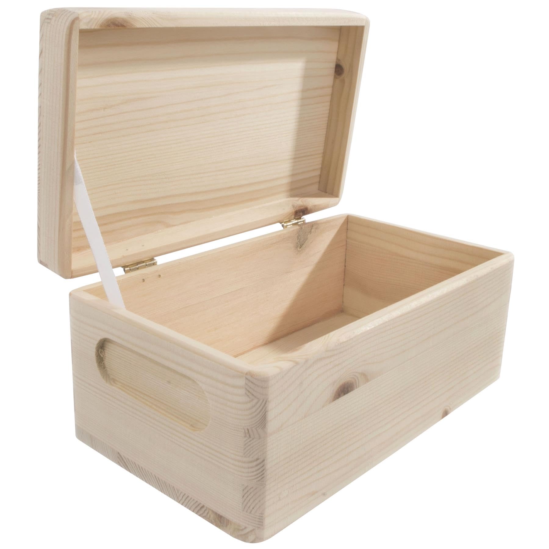 Cassapanca In Legno Con Schienale Seduta Baule Panca - Foto 4