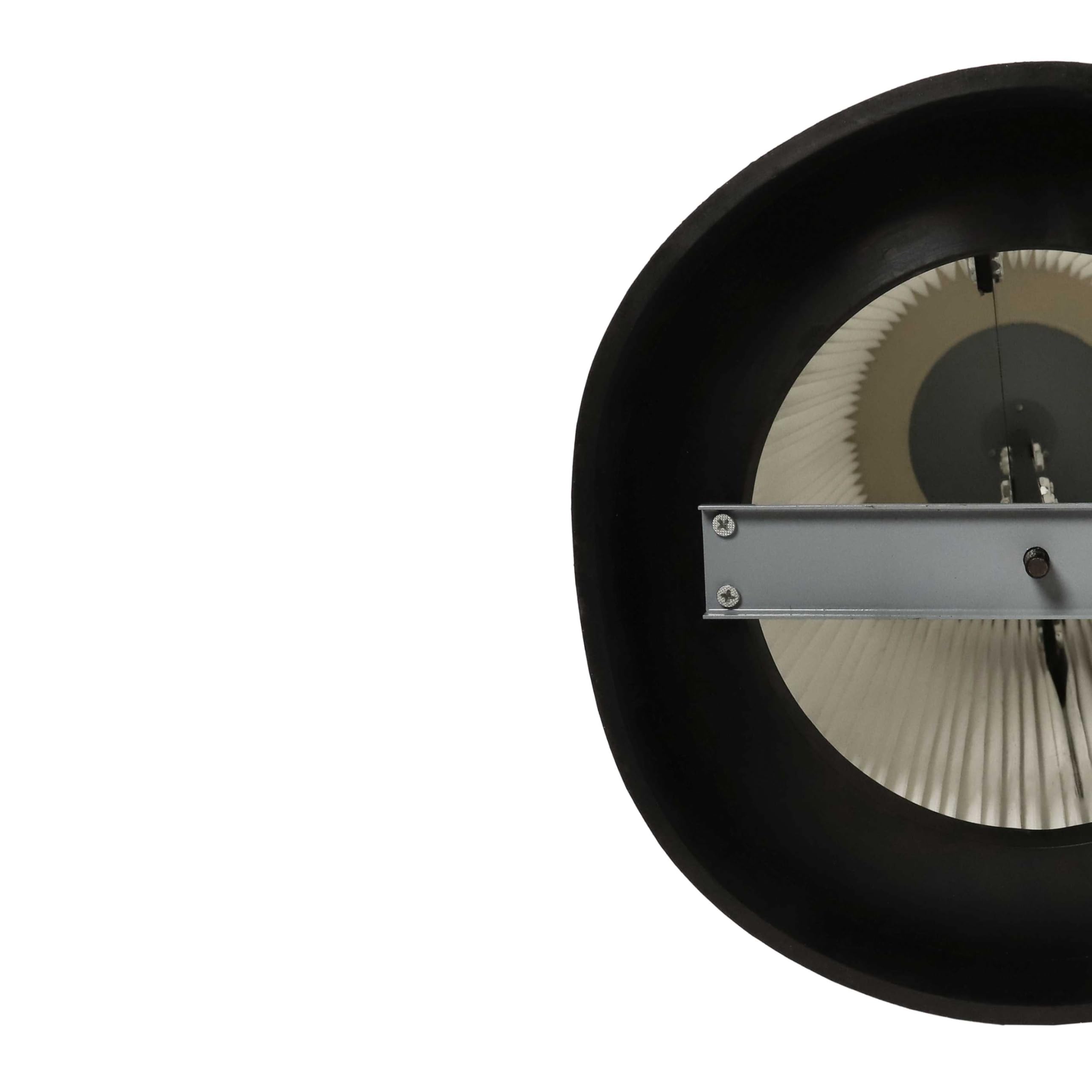 vhbw 2x Feinstaubfilter Ersatz für Holzmann ABSFF850 für Absauganlage | Feinstaub-Filterpatrone mit Reinigungsbürste