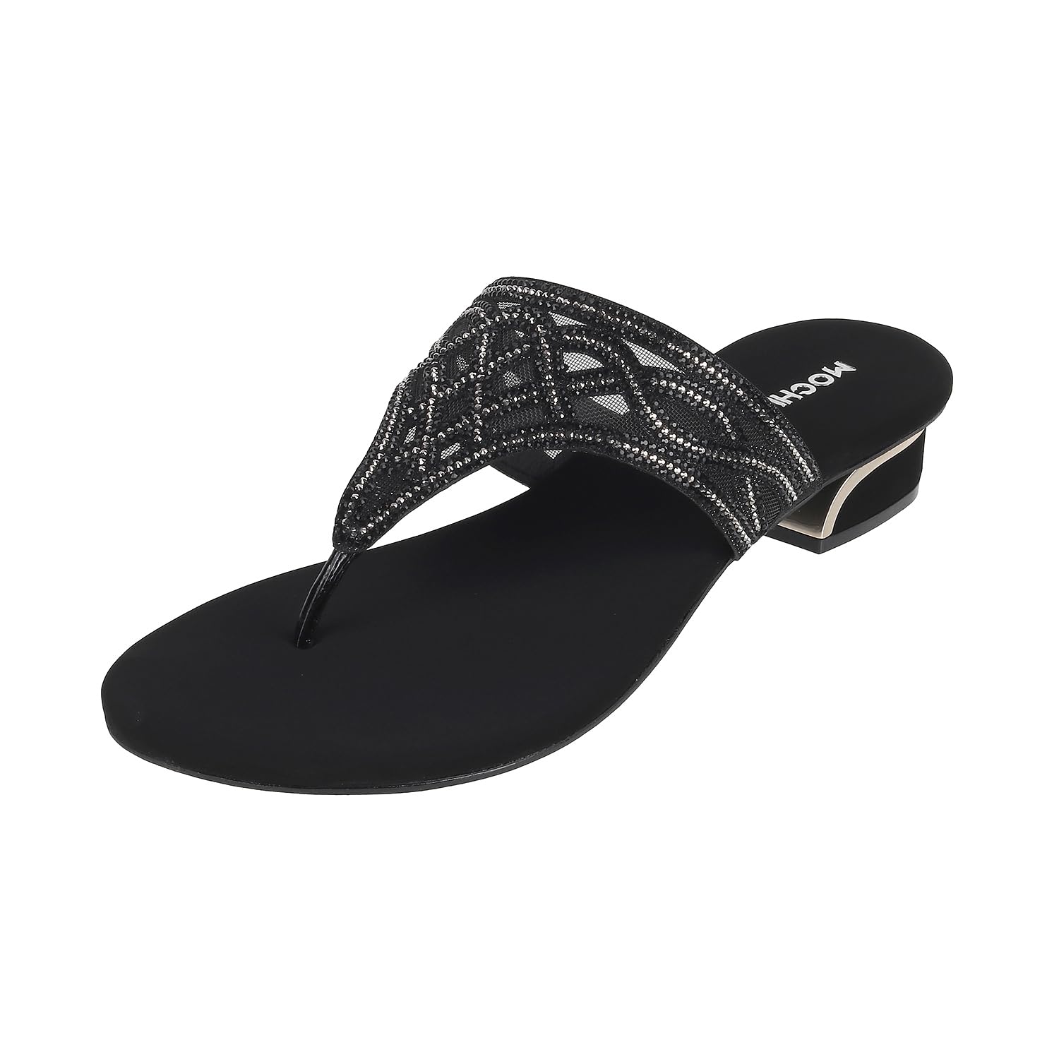Mochi Women Black Ethnic Synthetic Sandals Uk/8 Eu/41 (35-922) (B0D1972XKW) Amazon Price History, Amazon Price Tracker