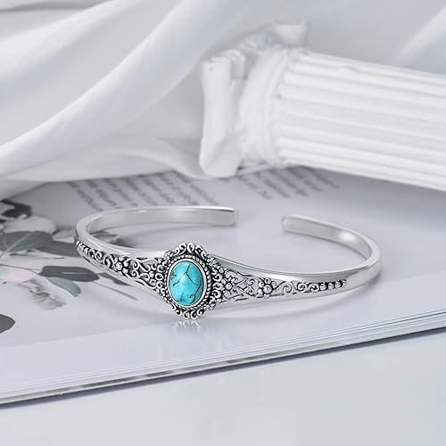 Miniatura 4 de Pulsera de plata de ley 925 con piedras preciosas naturales, joyería de regalo para mujeres, madre y esposa