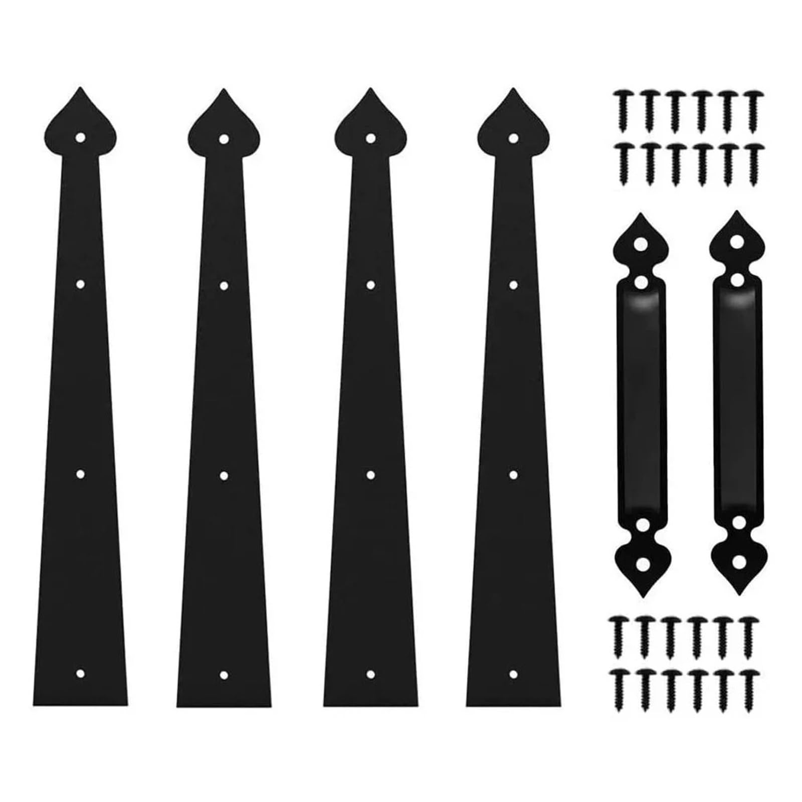 Steel Garage Door Hardware Kit Decorative Carriage House Mounted Hinges Handles Door Hinge Door Handles Furniture Hinges