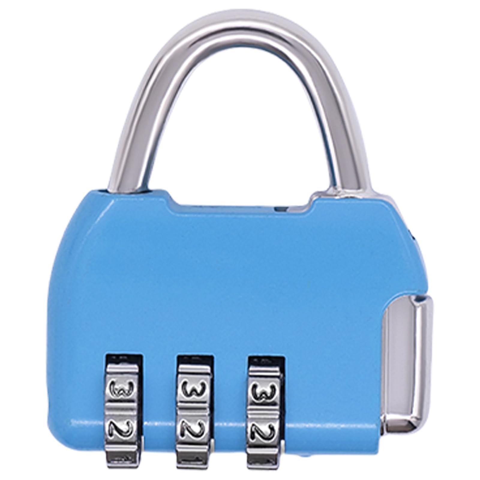 Msioytog Blue Compact Travel For Backpack Luggage And Bags Practical Metal Suitcase Small Warehouse Door Locks Student Bag