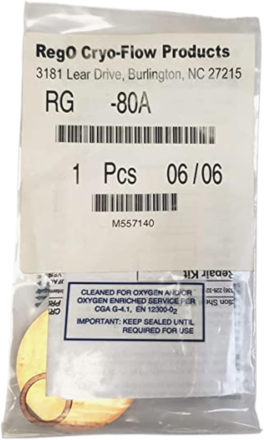 Rego 1/2" Globe Valve for Cryogenic Services Top Entry