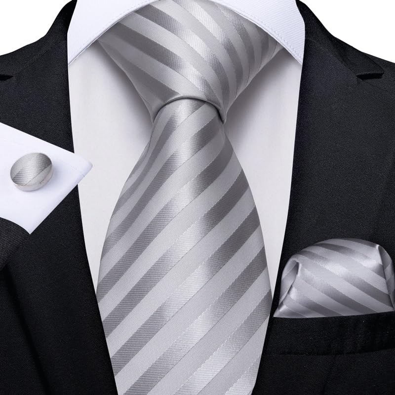Corbata clásica de seda para hombre miniatura 2