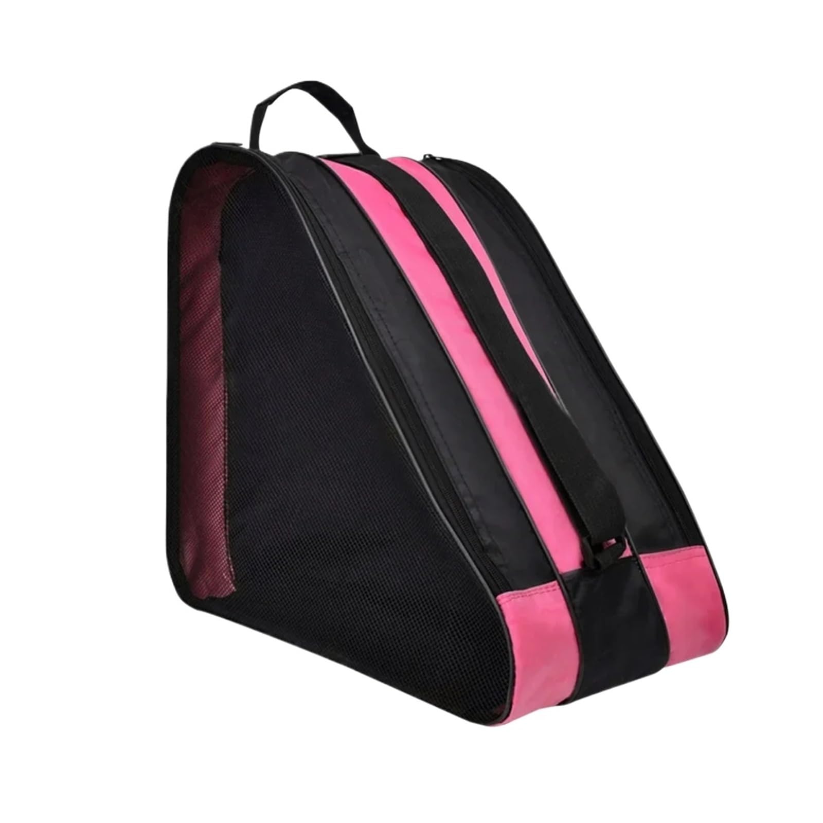 Mochila para Patines, Mochila for Botas de esquí, Bolsa for Patines, Zapatos Hielo, Tela Oxford, Nieve for, Mochila(Pink)