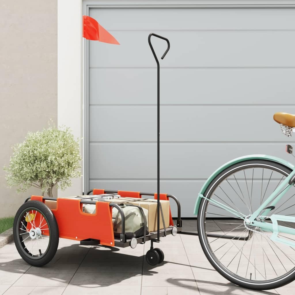 AUVYI Remolque de bicicleta para cargas de bicicleta, moderno, construcción de muebles, remolques versátiles, robusto y duradero
