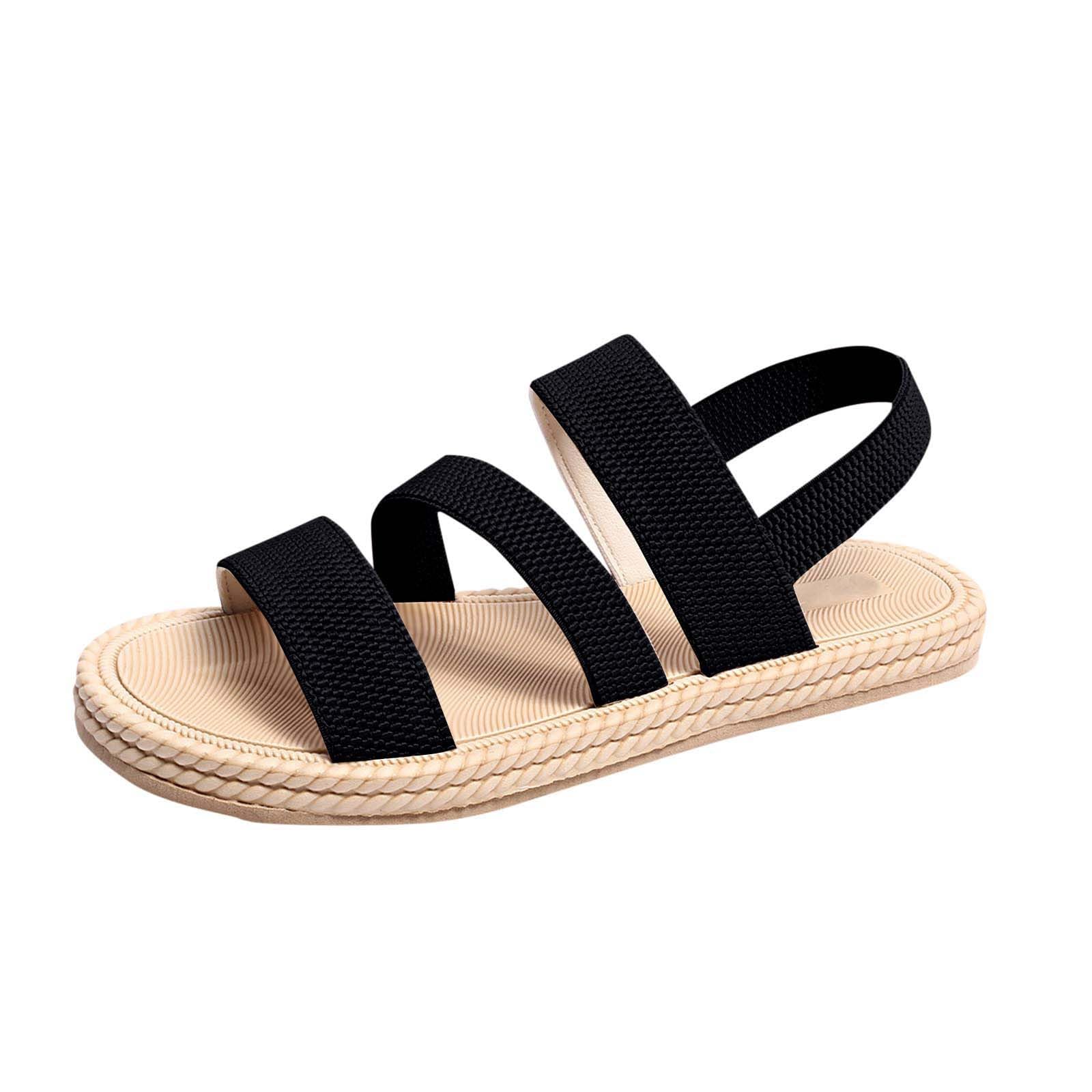 Sandales plates décontractées confortables à brides d'été