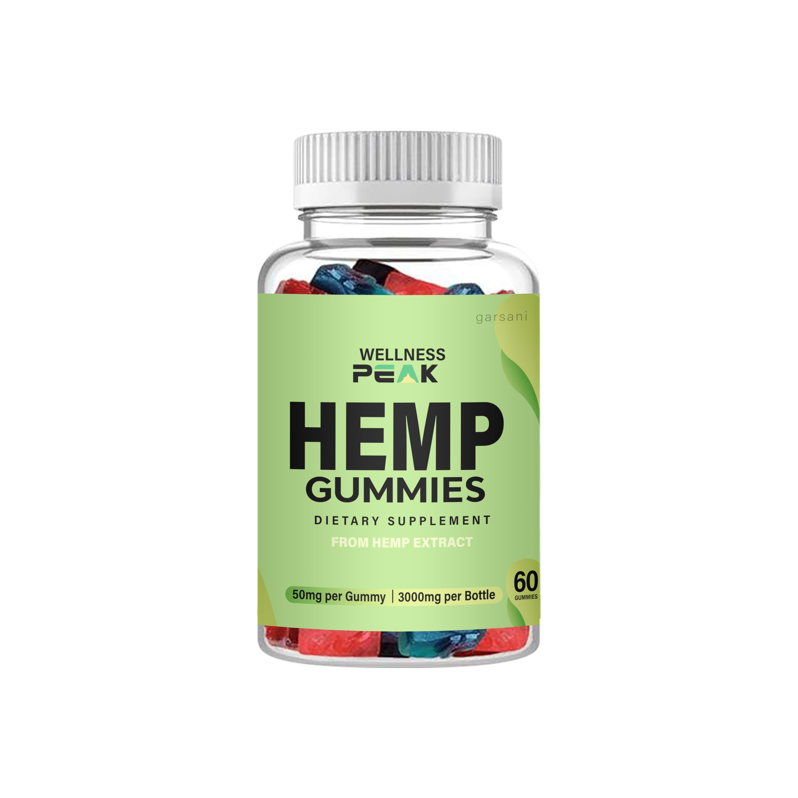 Wellness Peak Gummies - Wellness Peak Hemp Gummies (Single, 60 Gummies)