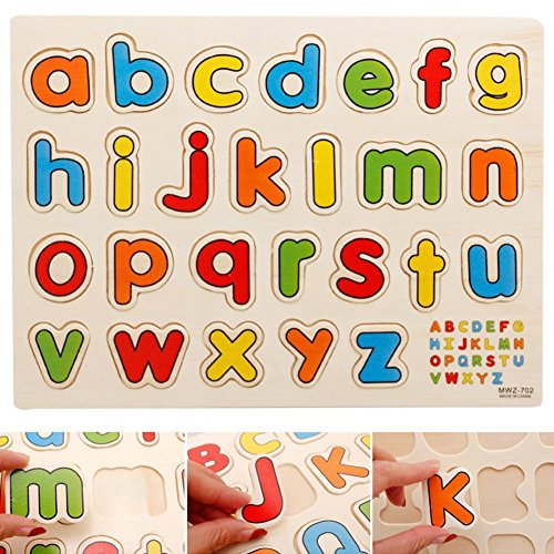FunBlast Wooden Colorful Learning Educational Board for Kids with Knobs, Educational Learning Wooden Board Tray, Size- 30 X 22 CM, Available in 8 Different Variants (Small Letters) (B079Z8KRF5) Amazon Price History, Amazon Price Tracker