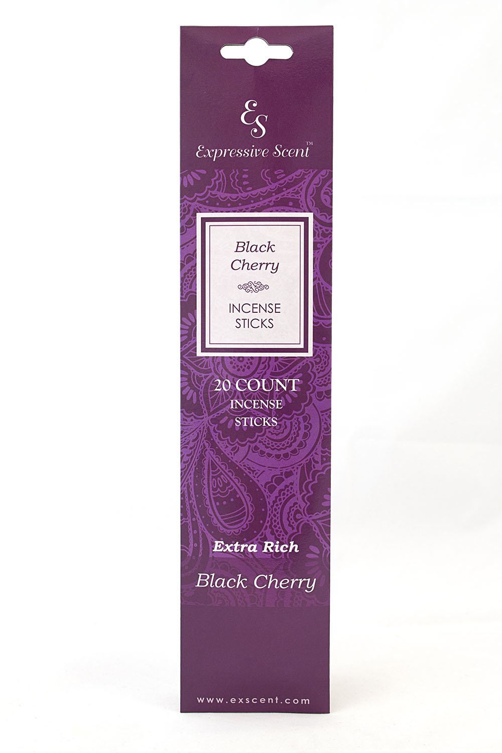 3 Pack Extra-Rich Double Dipped 20 Stick Box Black Cherry Incense Sticks