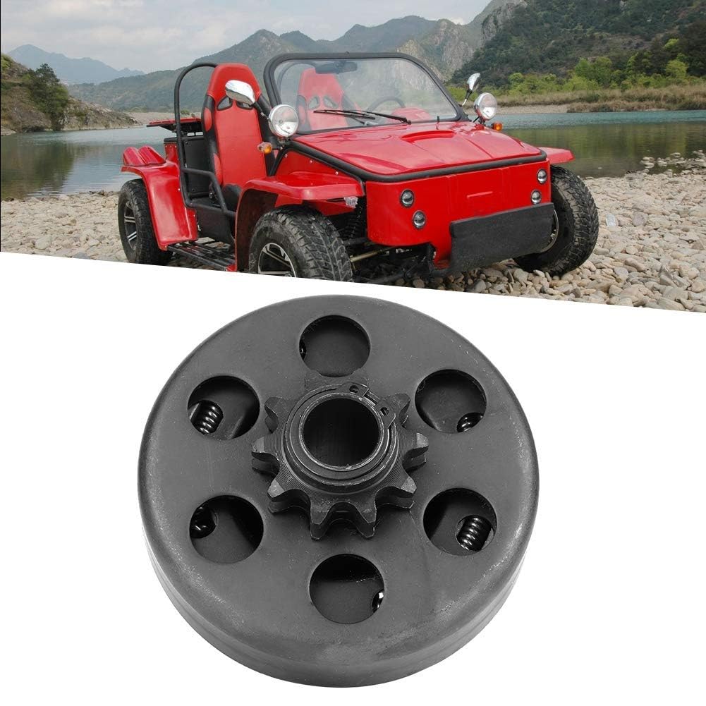 Aramox Embrague de Motor Embrague Centrífugo 10T de 19 mm con orificio de 10T Cadena 40/41/420 adecuada para Mini Bicicleta de MTB de Kart Go