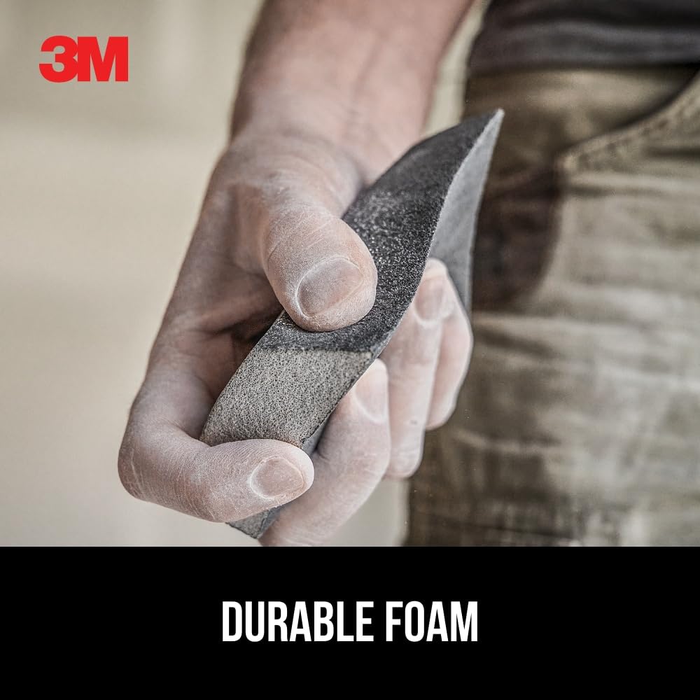 3M Angled Sanding Sponge - Fine Grit -4 3M Angled Sanding Sponge - Fine Grit -4